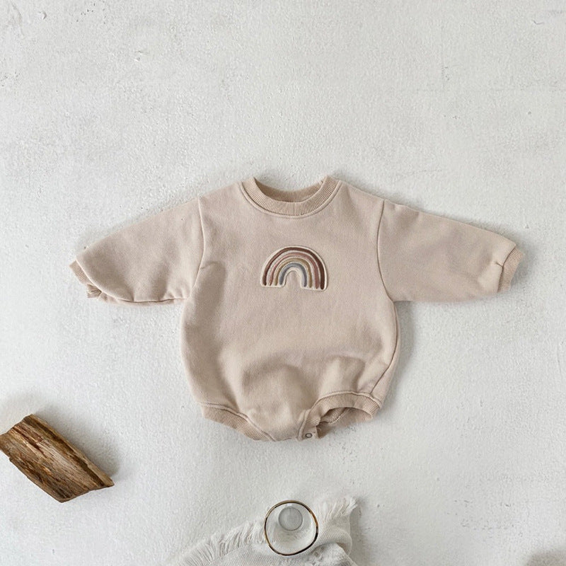 Rainbow Detail Baby Romper