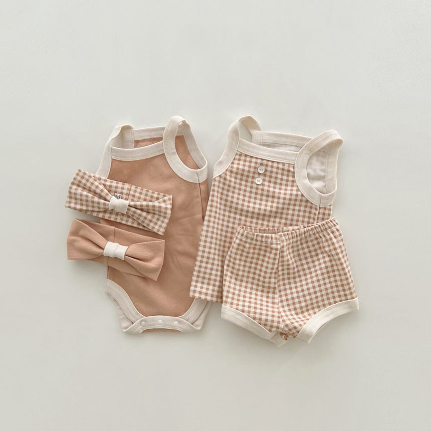 Summer Vest and Shorts Set