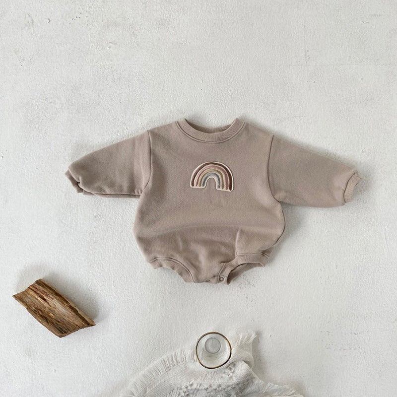 Rainbow Detail Baby Romper