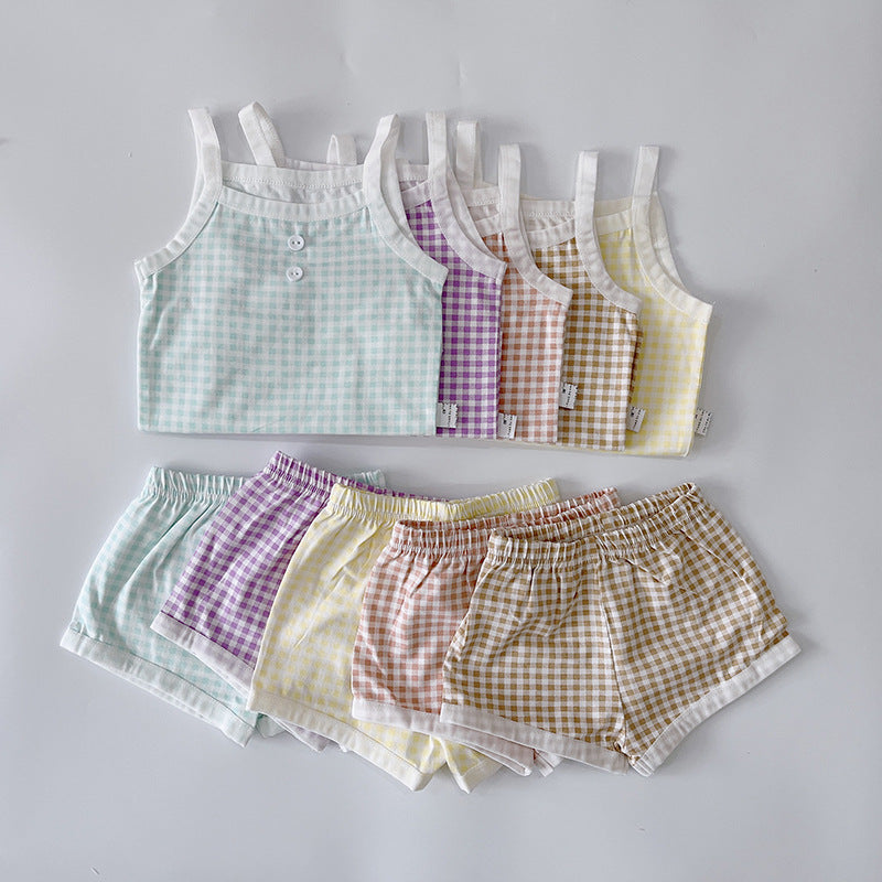 Summer Vest and Shorts Set