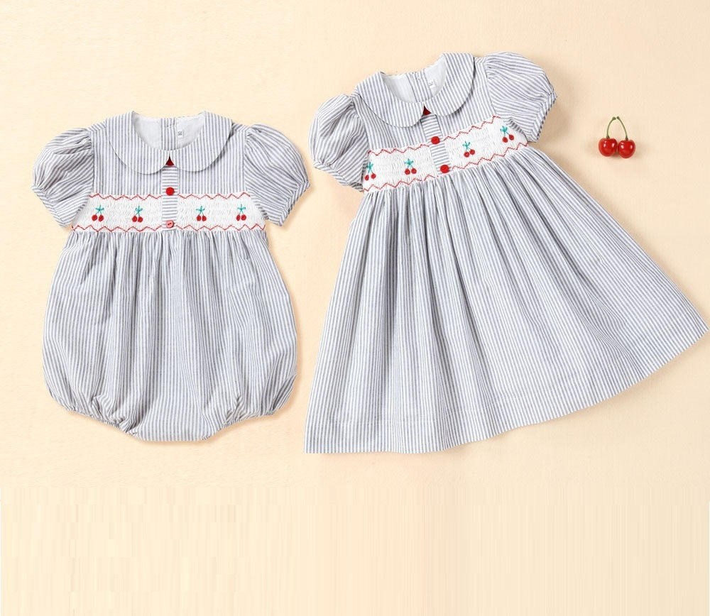 Matching Retro Dress & Romper for Boy & Girl