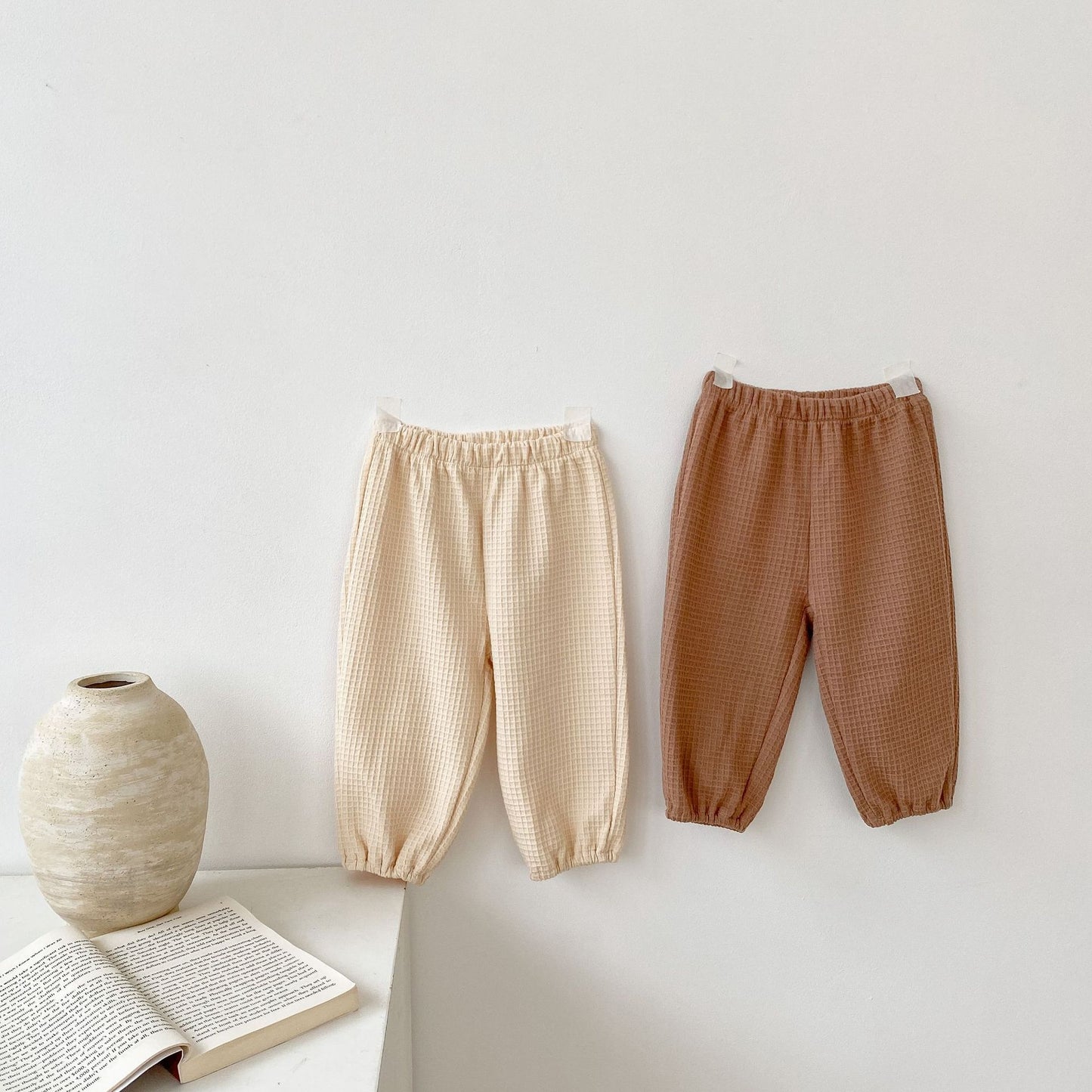 Waffle Loose Fit Trousers